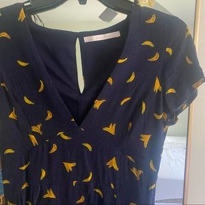 Zara Banana Mini Dress